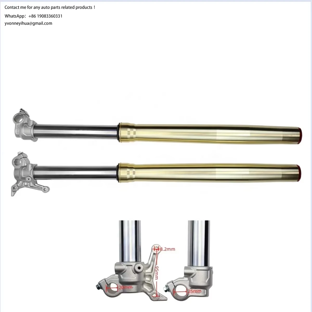 

Customize 830MM 850MM 940MM 960MM Front Forks Tube Shock Motorcycle Front Suspension for 70cc 150cc Dirt Pit Bike