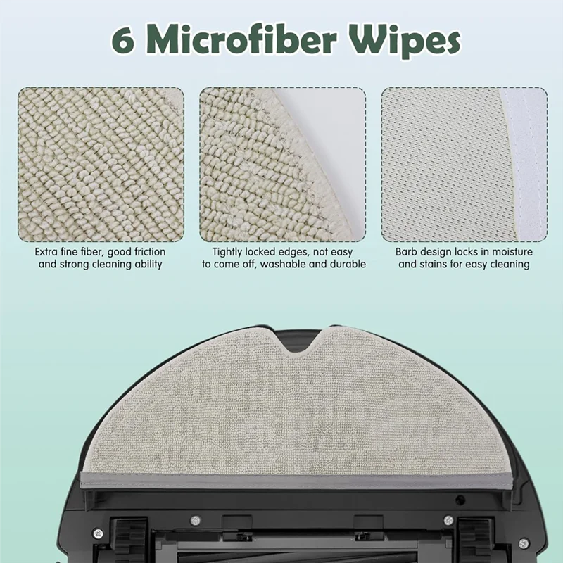 

Summer Sale Accessories For Roborock Q5 Pro/Q5 Pro+/Q8 Max+/Q8 Max Vacuum Cleaner, Main Brushes,HEPA Filters,Wipes Side, Brushes
