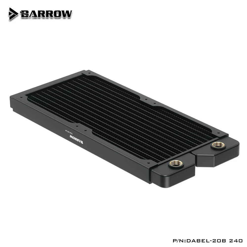 Barrow Water cooling Radiator Kit for hard tube Dabel-20b 240mm Copper Heatsink 20mm Thickness for 120mm Fan Removable Cover