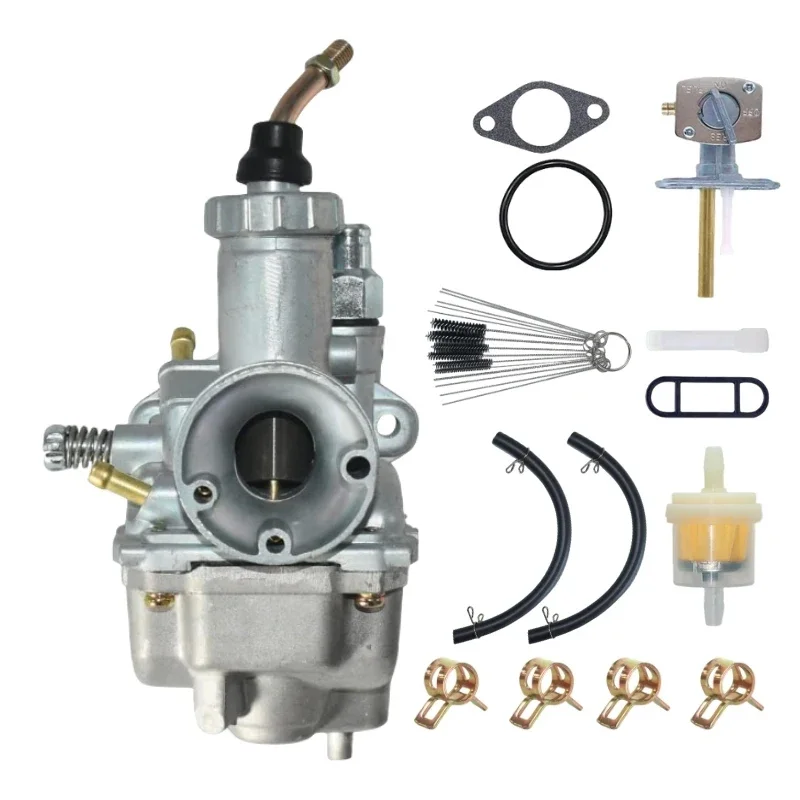 

JINGKE Brand Carburetor Yama ha Moto 4 YFM225 YFM 25 ATV Carb 1986 1987 1988 Timberwolf 250 YFB250 Carb with Fuel Tank Switch