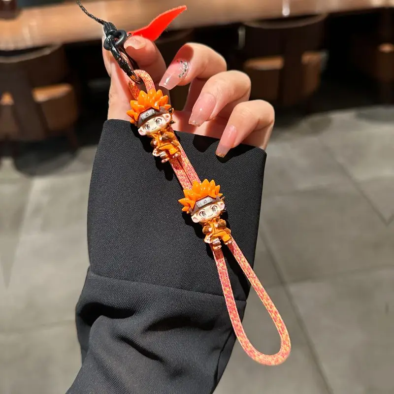 Lucu Naruto Hatake Kakashi Uchiha Sasuke Baru Kreatif Kartun Pola Ponsel Fashion Dekoratif Liontin untuk Pria dan Wanita