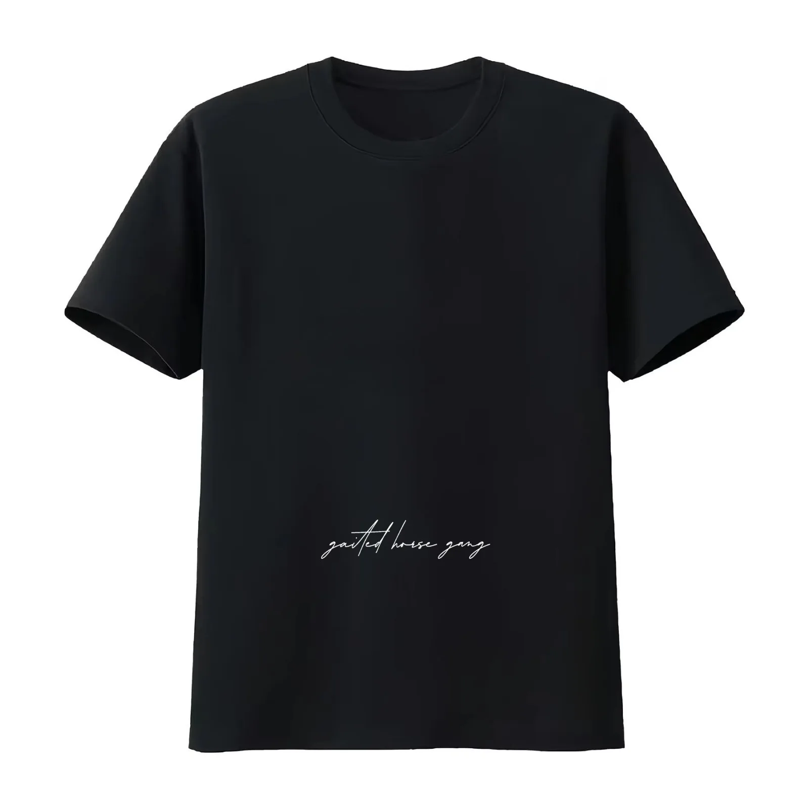 Gaited Horse Gang on your Back Dark Stylish Icelandic Horse Merch for Horse lovers T-Shirt Summer Casual Cotton Tee