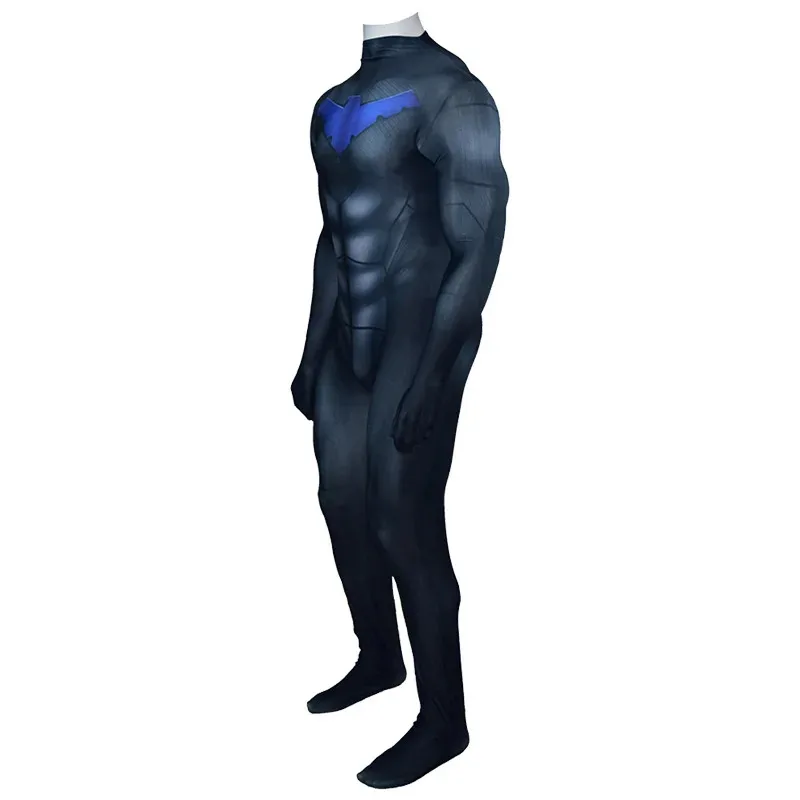 

New 2025 Hot Nightwing Cosplay Costume Bodysuit Superhero Comic Anime Zentai Suit Halloween Carnival Party Men Male Boys ★ ★ ★ j
