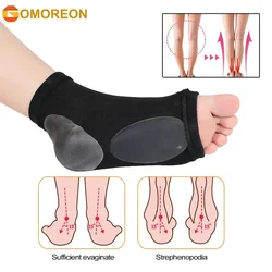 1 Paar Arch Support Sleeves Socken, gepolsterte Arch Support Braces Gel Pads für Plattfuß Schmerz linderung Planta rfasziitis Fersensporn