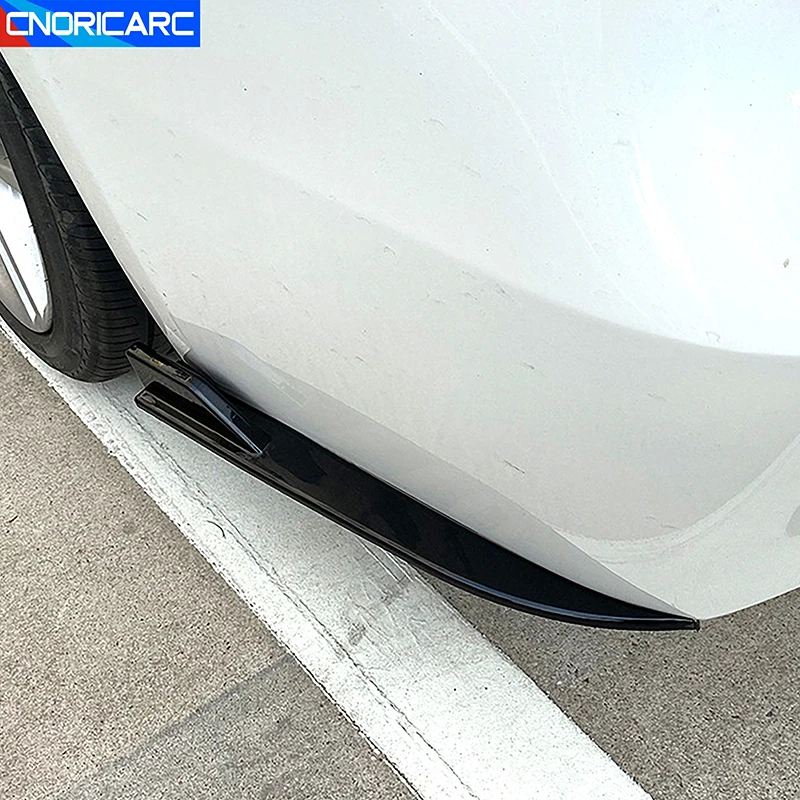 Rear Bumper Strip Lip Spoiler Diffuser Splitter Scratch Cover Trim For BMW 3/4 Series F30 F32 M-Tech 2013-2019 Car Accessories