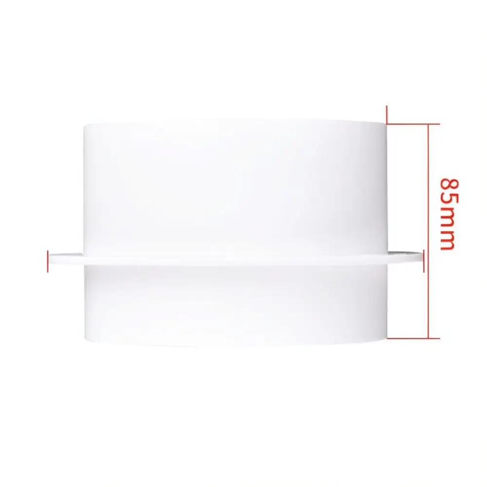 One Way Airflow Check Valve For Ventilation Duct ABS Material Backdraft Damper Bathroom Fan Kitchen Hood Odor Protection