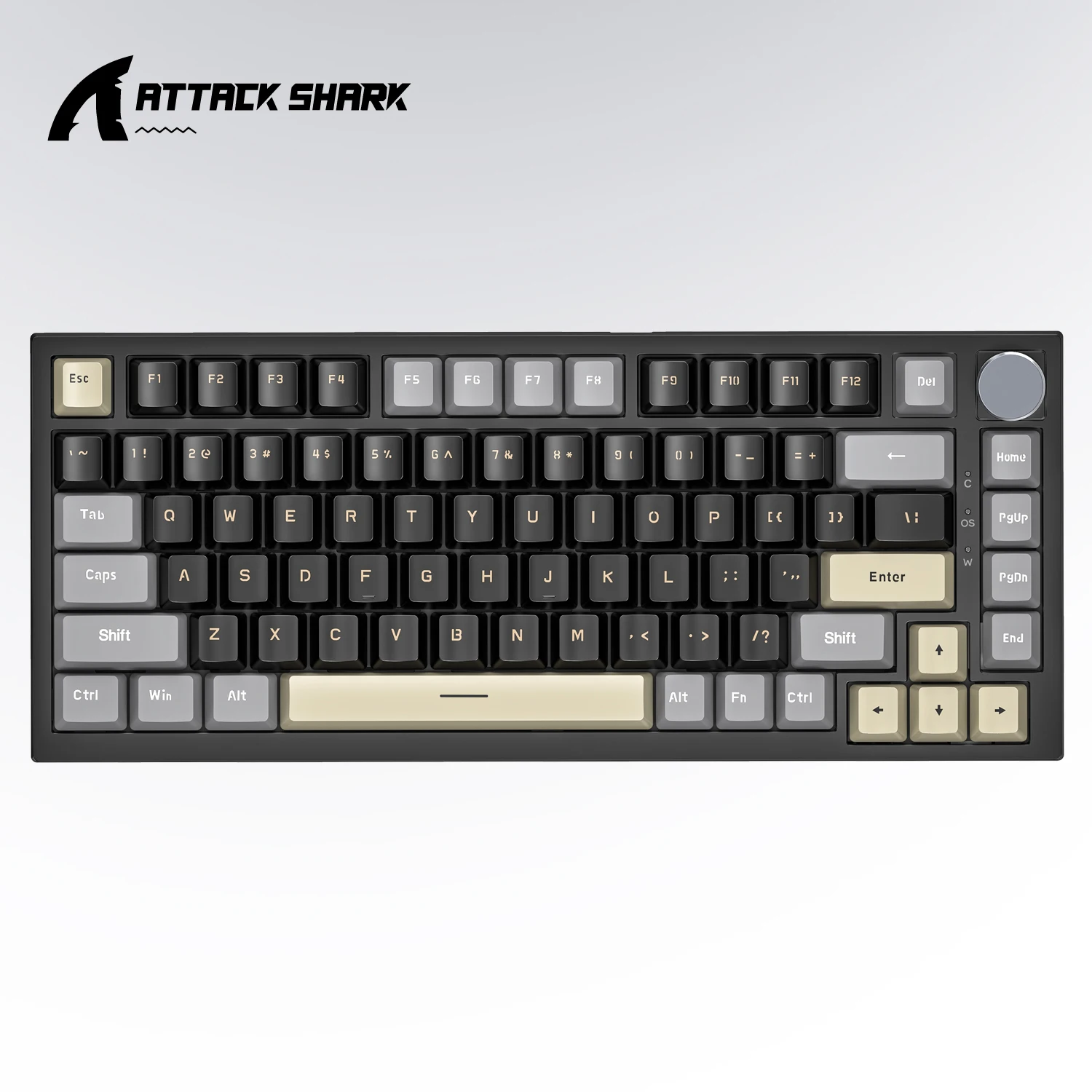 

Attack Shark K85 Magnetic Switch Mechanical Keyboard,RGB Lighting,Hot-swappable,Metal Knobs,Suitable for FPS. games,Win&Mac