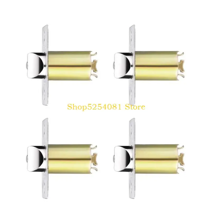 AXYC 4Pcs Round Balls Door Knob Body Lock Cores Single Lock Body Tongue Replacement Locking Tongue Fitting Easy to Install