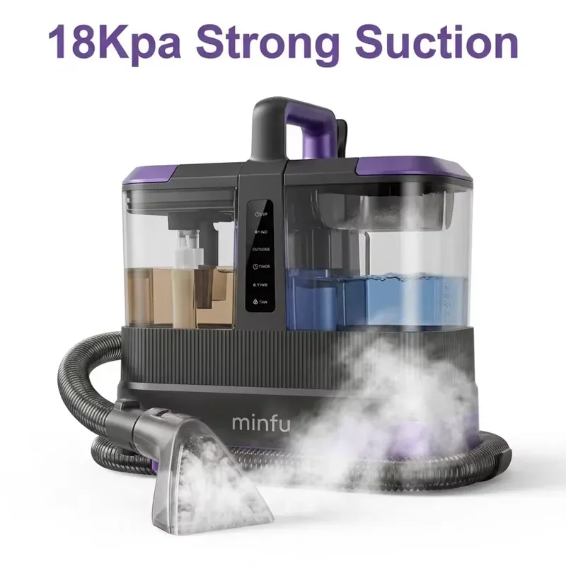 Quality High Temp Steam Carpet Spot Cleaner Portable Professional Deep Cleaning Machine for Fabric & Upholstery