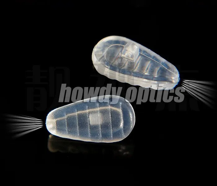 100pieces= 50pairs 14mm Anti-slip High Quality Glasses Eyeglasses Silicone Air Chamber nose pads Super Light Soft