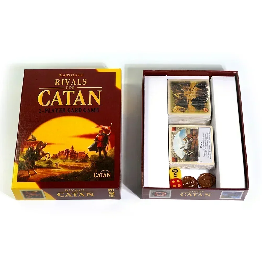 English version catan board game puzzle leisure toy game card 25th anniversary edition playing games 2-8 people party card games