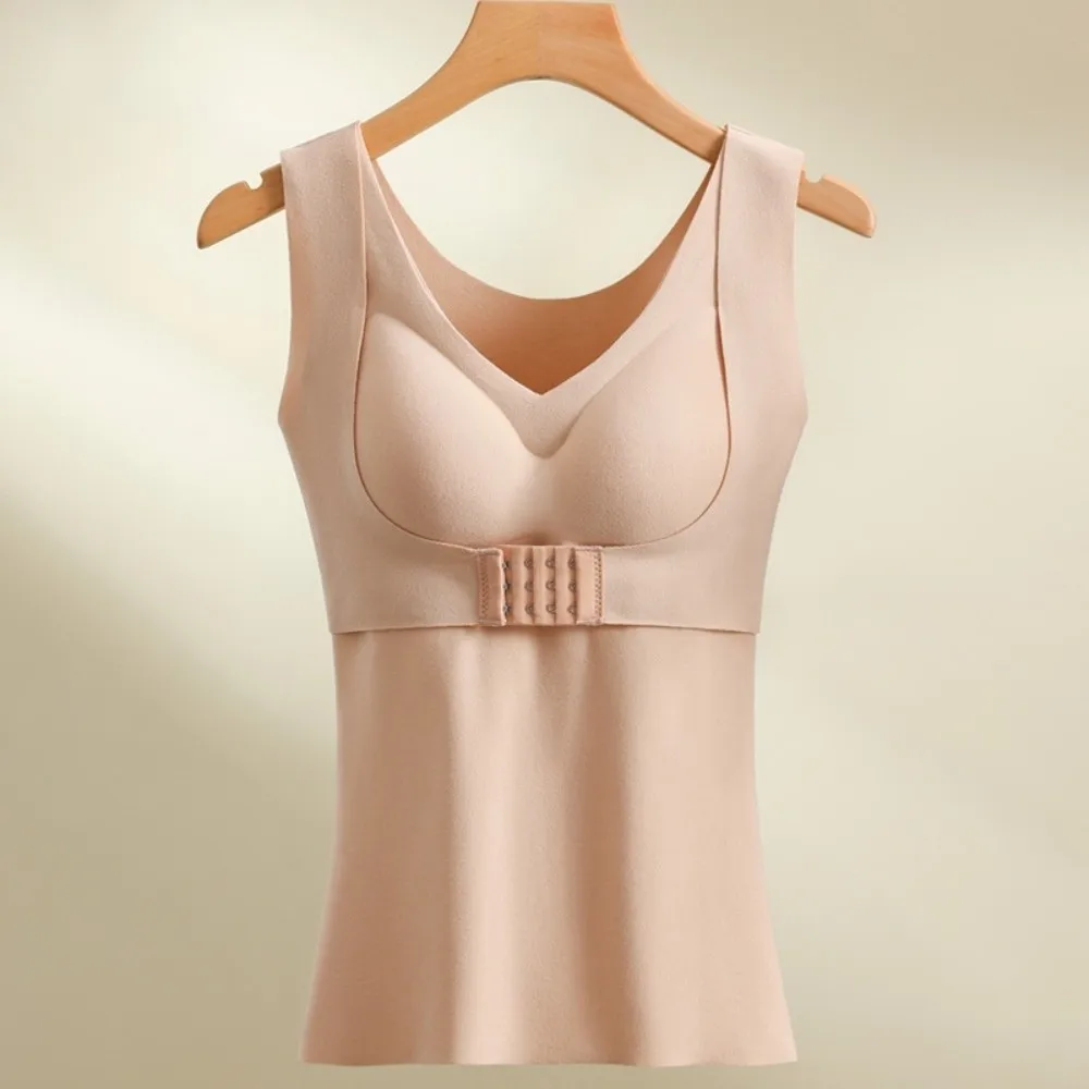 Minceur thermique Shapewear Camisole sans manches velours polaire post-partum corps Shaper culture hauts réservoirs contrôle du ventre