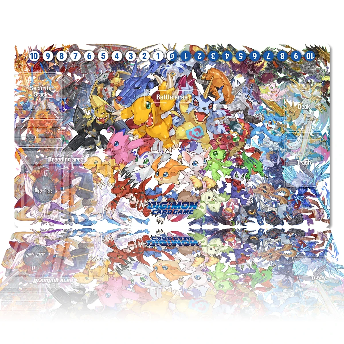 Digimon Playmat Gabumon Gomamon Agumon DTCG CCG Mat Board Game Pad Trading Card Game Mat Anime Mousepad Rubber Desk Pad Free Bag