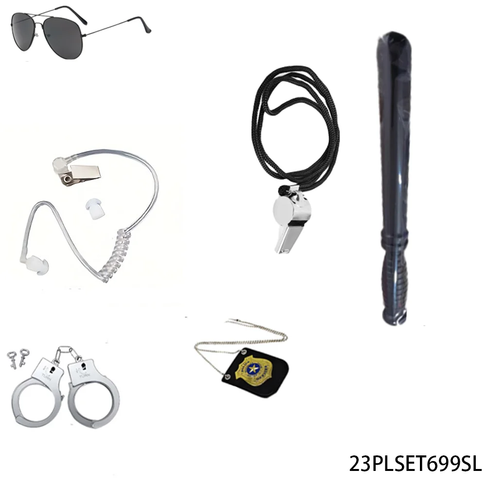PESENAR 5pcs Officer Costume Accessories Set