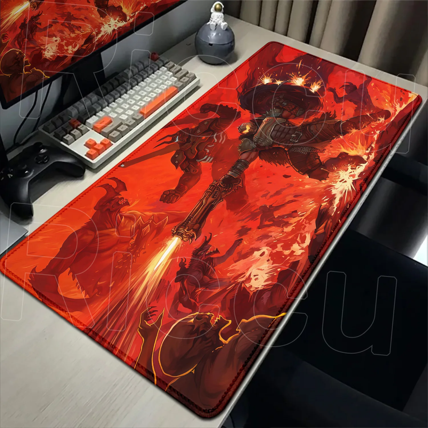 PC accessories 40x90cm HD Desk Mat D-Doom Mousepad Large Gaming Mouse Pad LockEdge Computer Keyboard Table expand XXL Desk Mats
