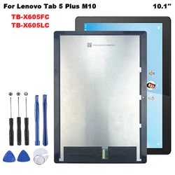 AAA+ For Lenovo Tab 5 Plus M10 TB-X605FC TB-X605LC X605FC X605LC LCD Display Touch Screen Digitizer Glass Assembly Repair