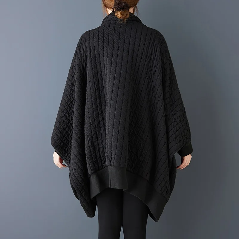 Autumn Spring Cotton long sleeve oversized vintage outerwears women casual loose jacket Coat 2025 clothing