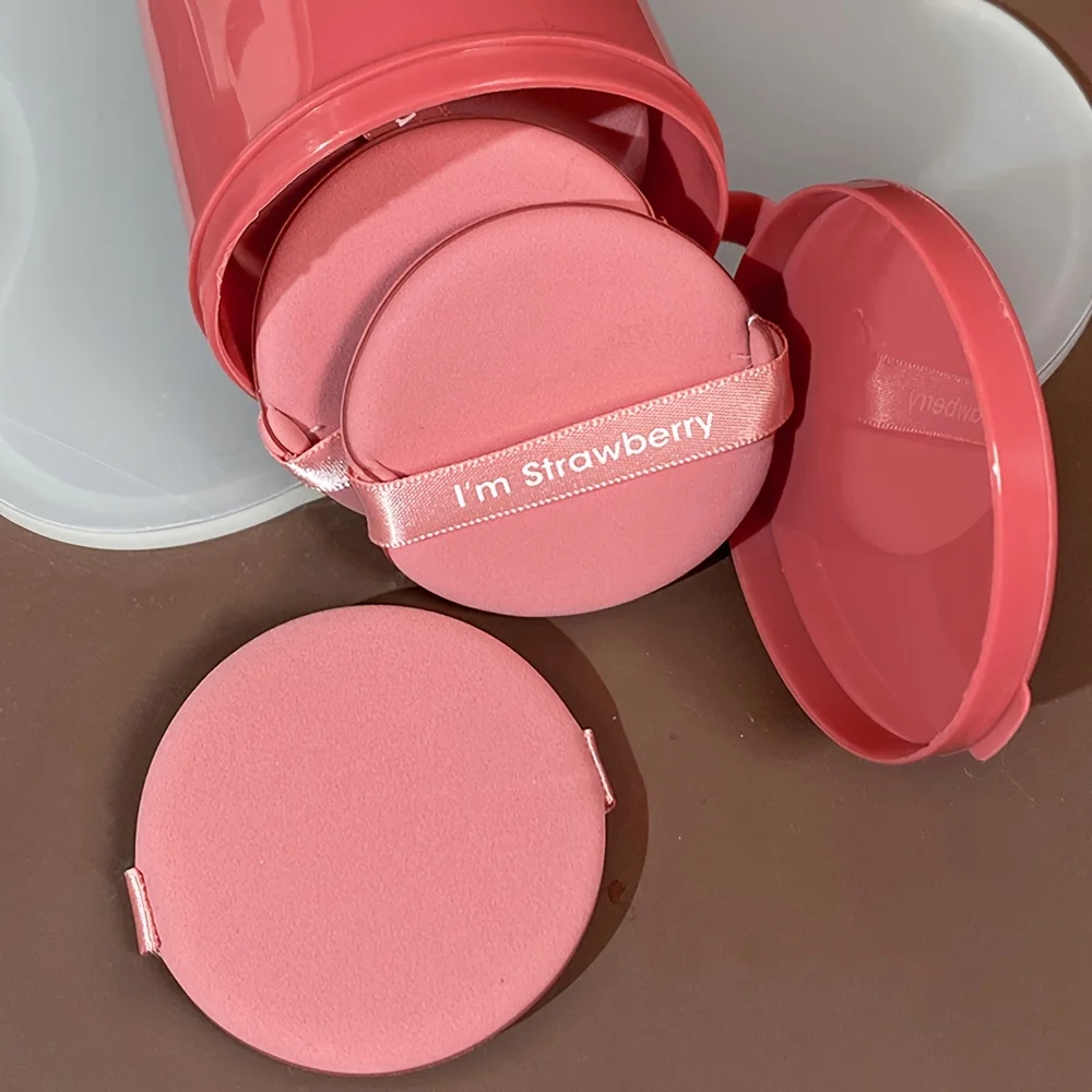 7-piece set of wet and dry air cushion powder puff with storage box, reusable makeup sponge, suitable for liquid, cream, foundation make-up and powder, portable and easy to store makeup tools for travel and daily use