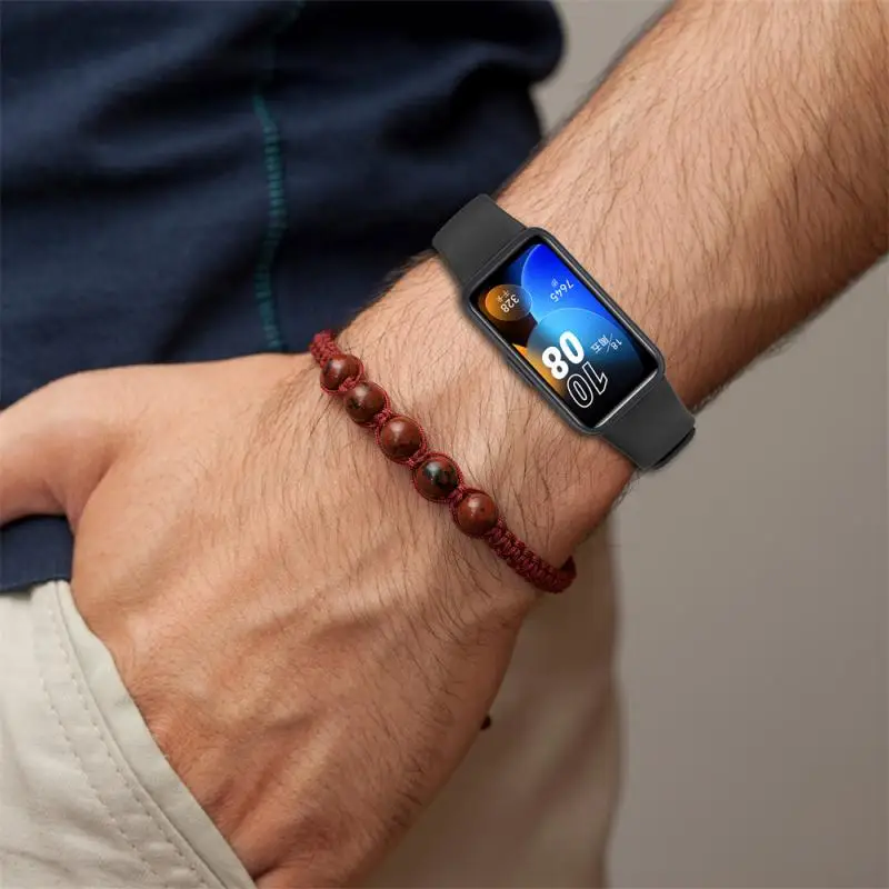 1 Uds Correa de muñeca para Huawei Band 8 pulsera deportiva Correa de silicona suave para Huawei Band8 Correa de repuesto Smartwatch