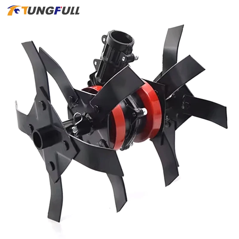 

Electric Lawn Mower Accessory Wheels Weeder Wheel Deep Tillage Wheel Accessories Weeder Wheel Loose Whee Garden Tiller Head
