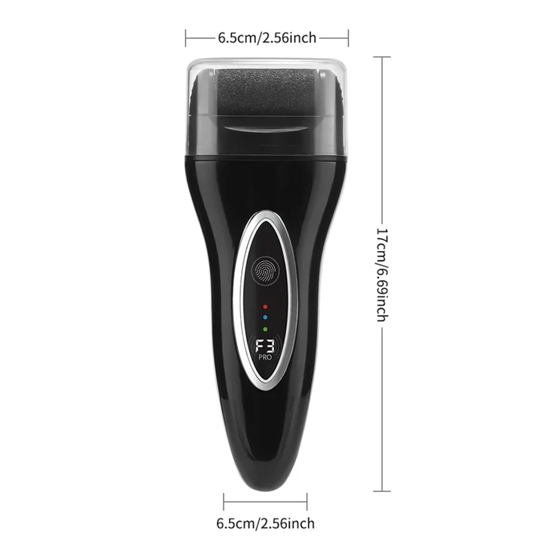 WHYY-Electric Pedicure Foot File Rechargeable Foot Hard Dry Dead Cuticle Skin Remover Pedicure Care Tools
