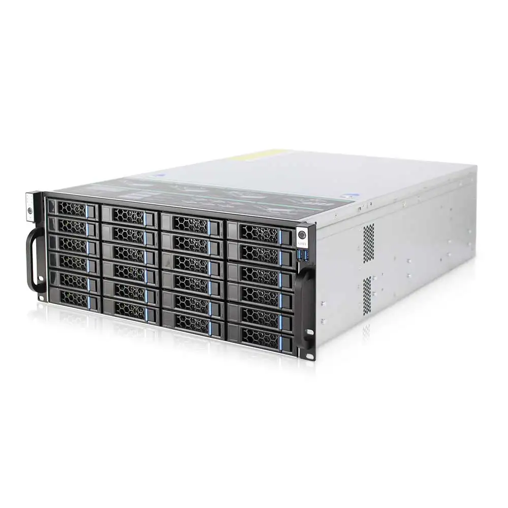 4U Rackmount Hotswap server Case Distributed storage server 24 drawer 4U hot plug chassis Air cooled empty chassis