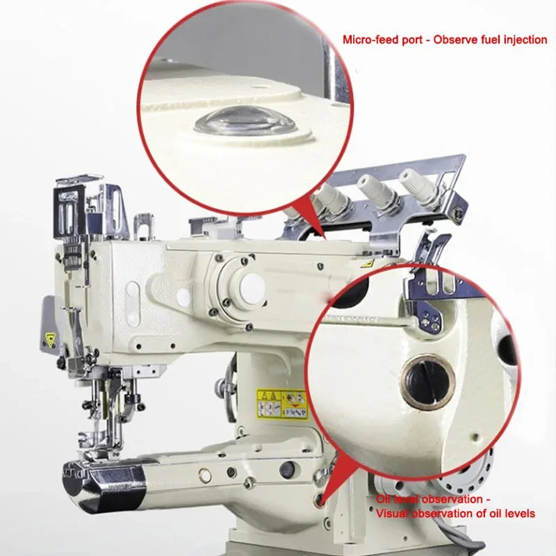 KX1500 Vertical Manual Sewing Machine Multi-Function Multi Needle Embroidery Tools Automatic Fuel Supply Apply To Clothing 220 V