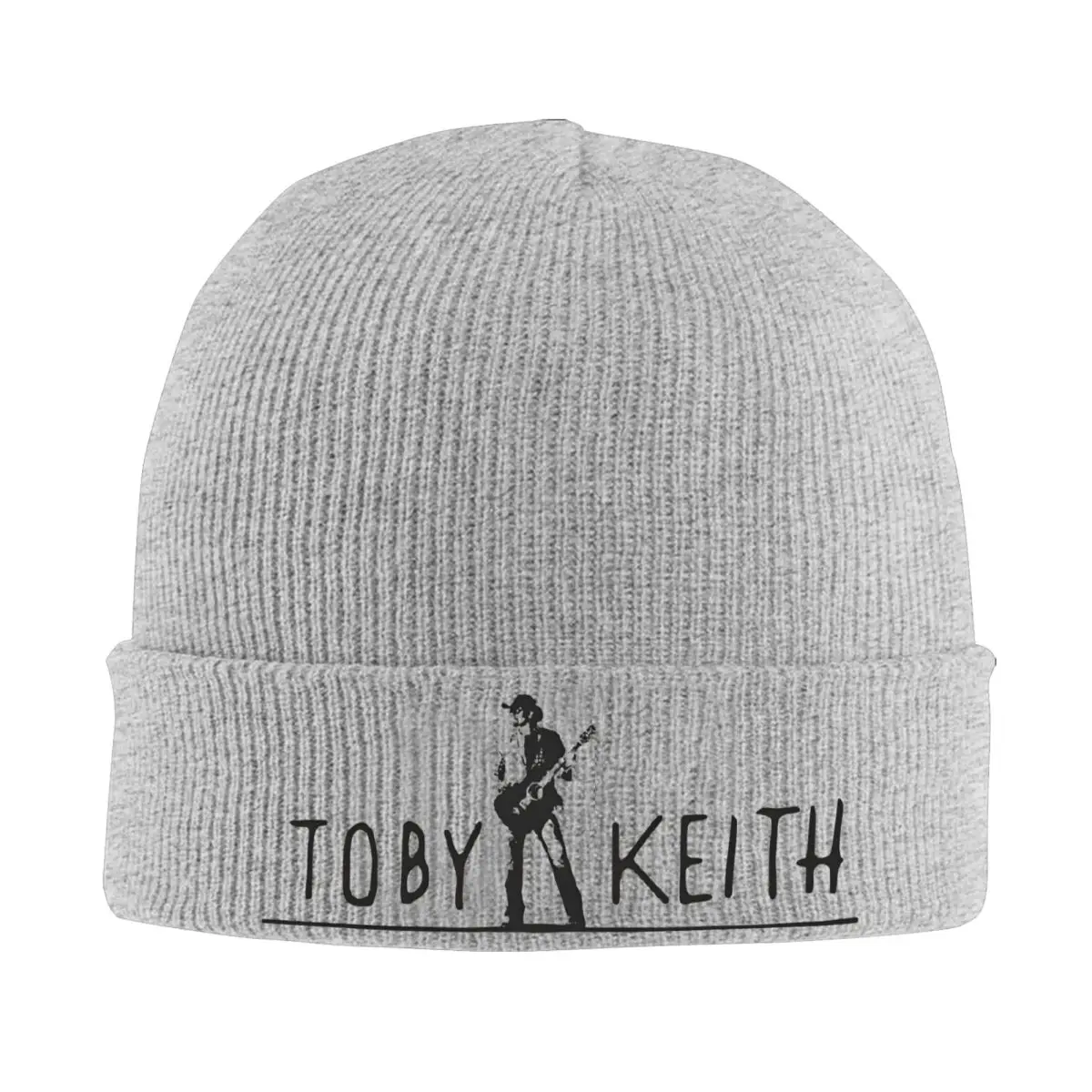 Toby Keith Knitted Caps Women's Men's Skullies Beanies Autumn Winter Hat Crochet Melon Cap