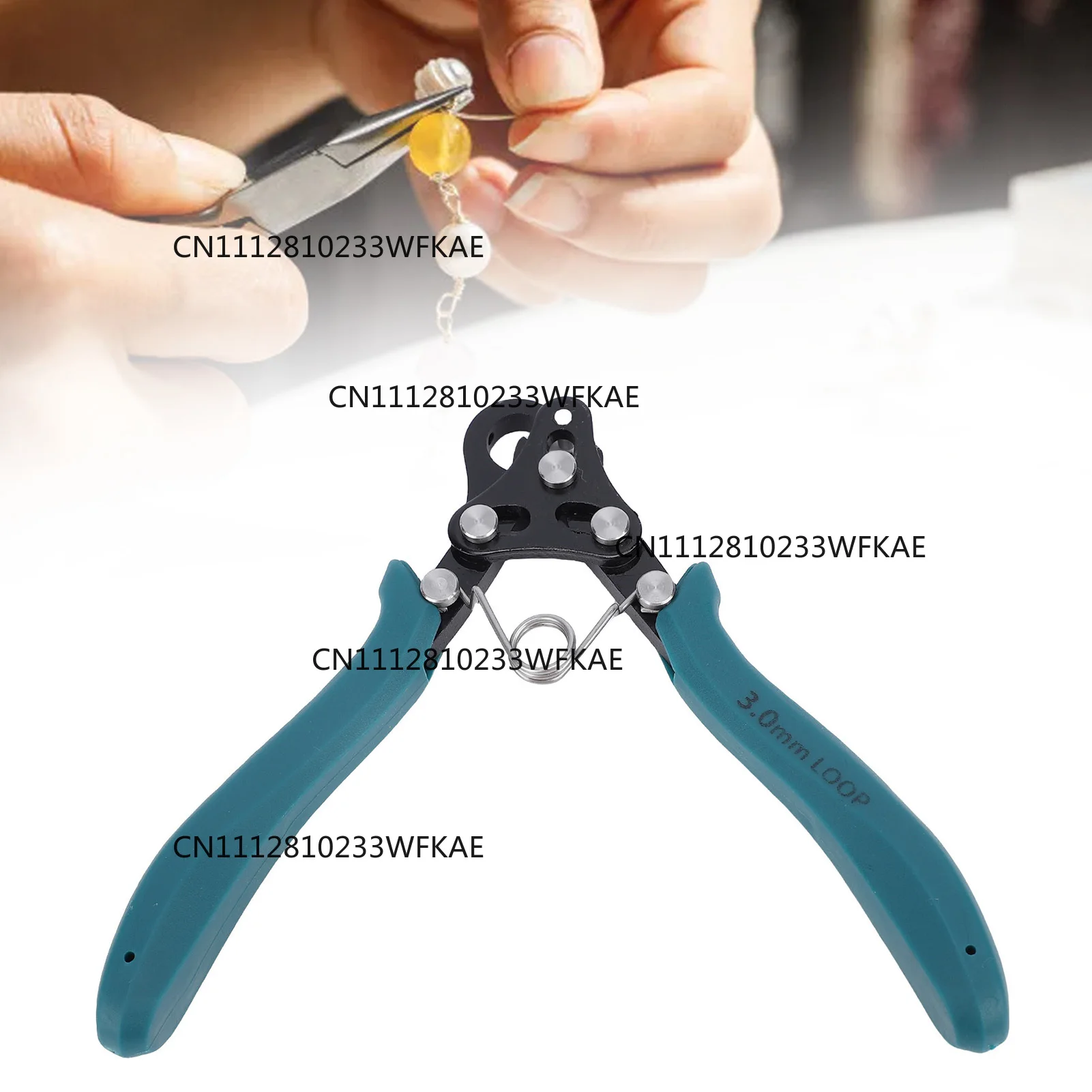 Looper Pliers 3mm 9 Pin Wire Loop Tool Ergonomic Jewelry Making Looper for 18-26 AWG Wires