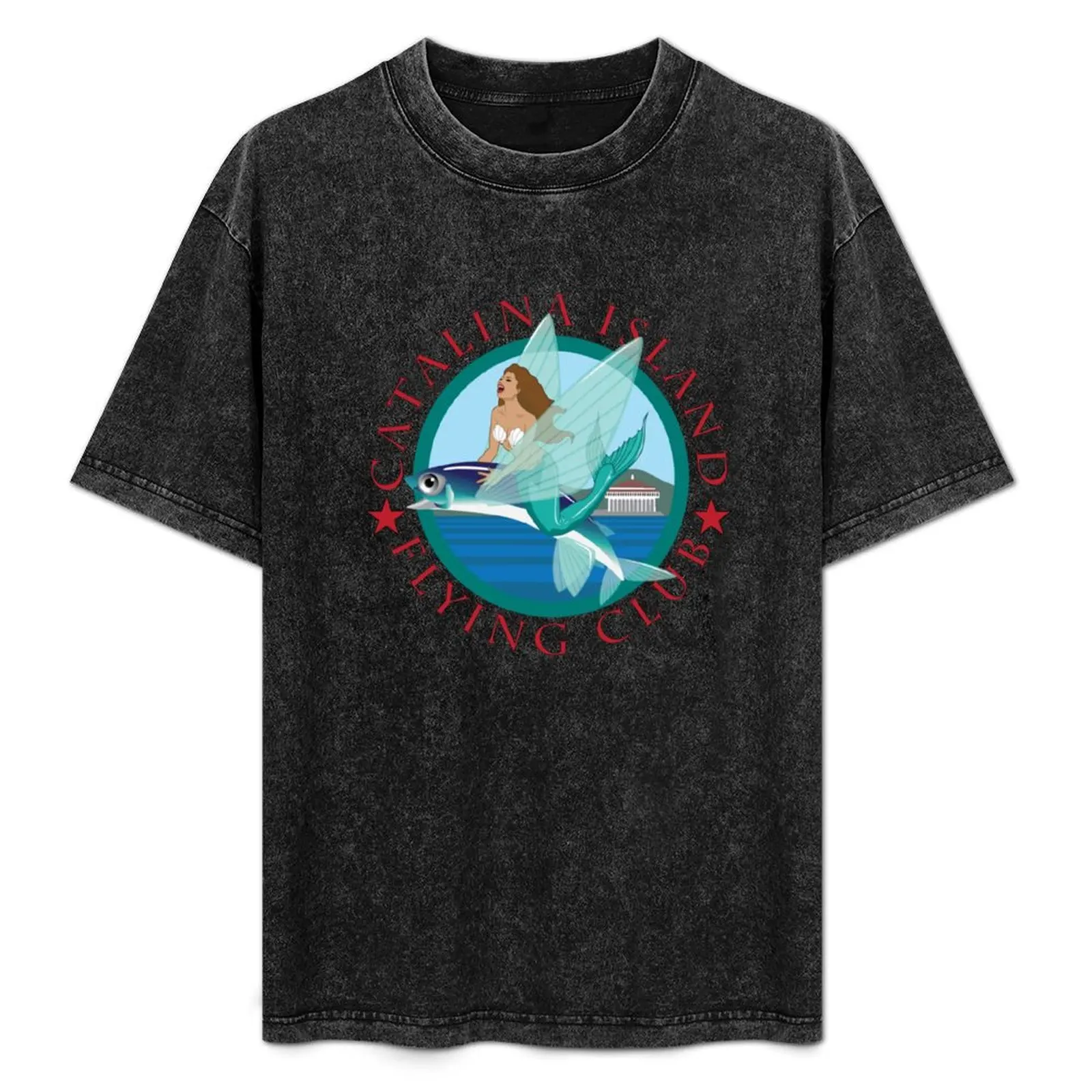 

Catalina Island Flying Club T-Shirt Large Size Soft Cotton T-Shirt