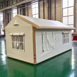 防水インフレータブルキャンプテント,屋外用の大型キャンプテント