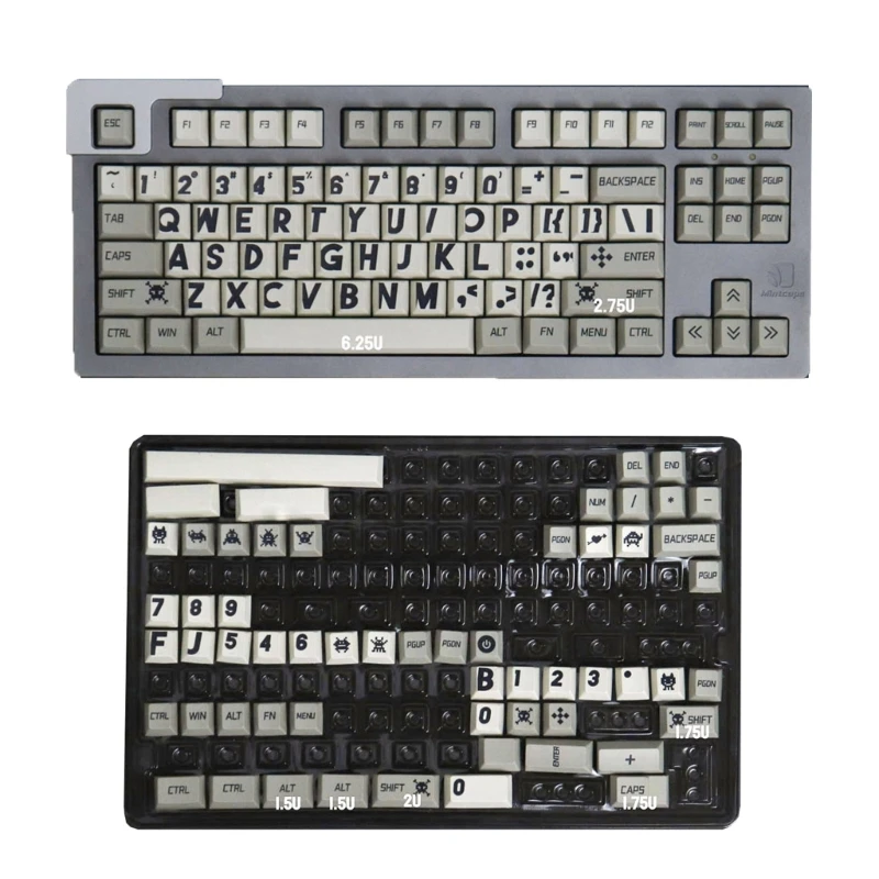 Akcesoria do klawiatury i myszy Retro Programmer Keycaps dla graczy i programistów