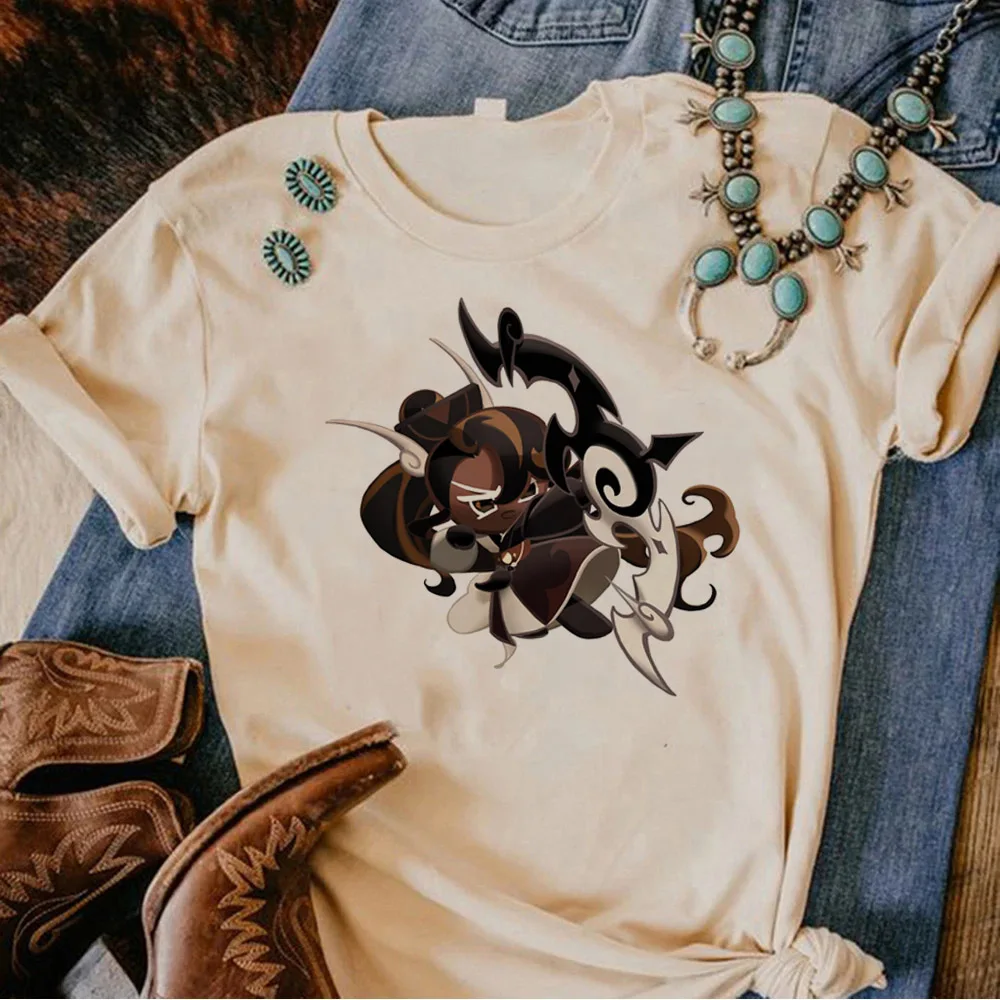Shadow Milk Cookie T Shirt Men Women Cartoon Harajuku Short Sleeve T-shirt Anime Harajuku Streetwear Unisex Tees Streetwear