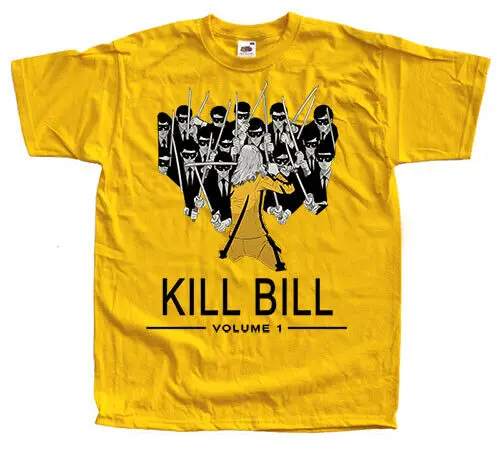 kill-bill-vol-1-by-quentin-tarantino-t-shirt-tee-uma-thurman-yellow-all-sizes