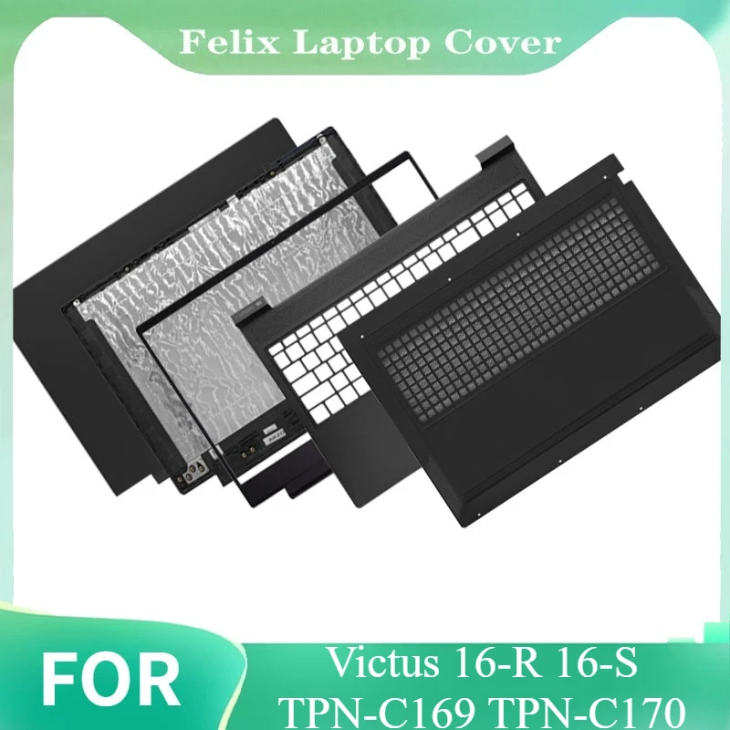 16.1 Inch Repalce Cover Laptop LCD Back Cover For Victus 16-R 16-S TPN-C169 TPN-C170 Front Bezel Palmrest Lower bottom Case