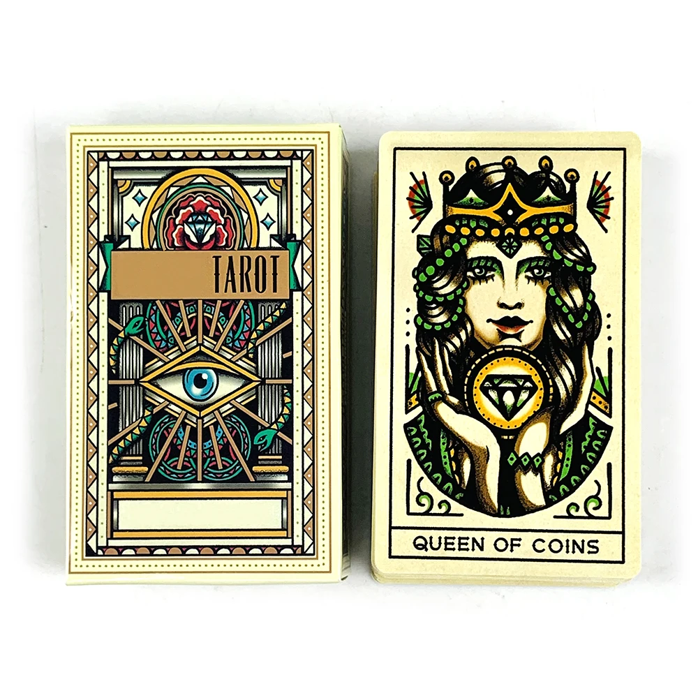 

Hot-selling Tarot Cards A 78 Tarot Deck PDF Guidebook Future Divination Borad Playing Games Family Gathering Card Game