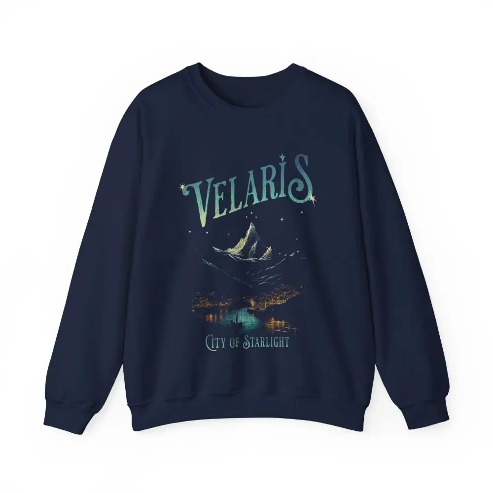 Velaris Sweatshirt LICENSED Sarah J Maas Merch Acotar Sweater Women Y2K Top Magic Bookish Loose Casual Unisex Fleece Sweatshirt