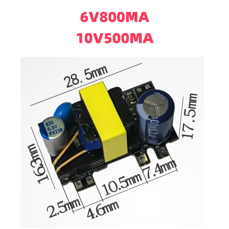 AC-DC 5v 700mA 12v 450mA 5ワット精密降圧コンバータac 220に5v dcステップダウントランス電源モジュール