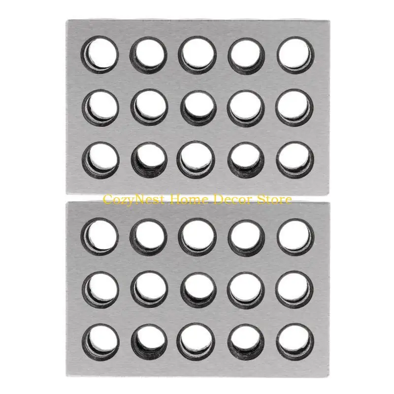 

92MF 2 Pcs Hardened Steel Engineers Blocks 1" x 2" x 3" Milling Tool