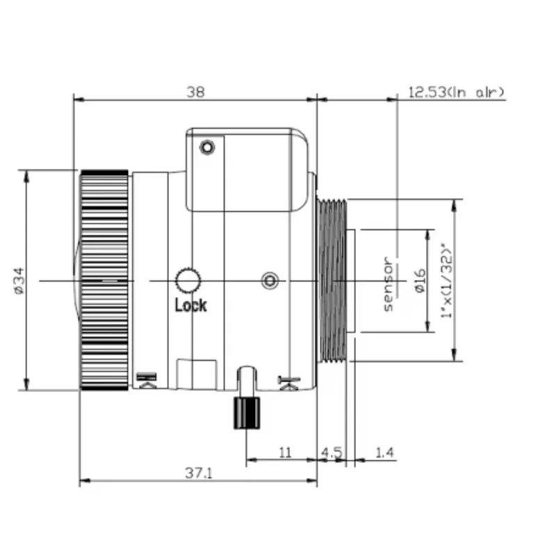 

New High Resolution Cctv Lens 8 Megapixel Auto Iris Camera Lens 3.6-10mm for CCTV