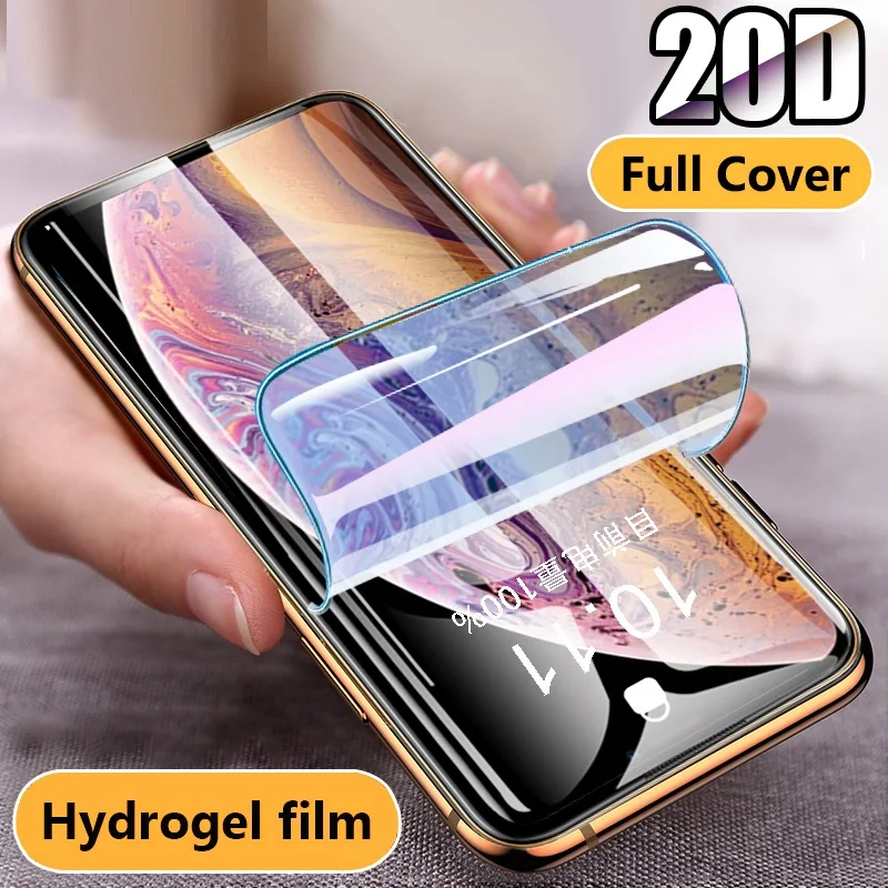 Protection Film For Apple iPhone 7 8 6 6S Plus Hydrogel Film Screen Protector For iPhone 5 5S 5C SE 2020 2022 Not Glass