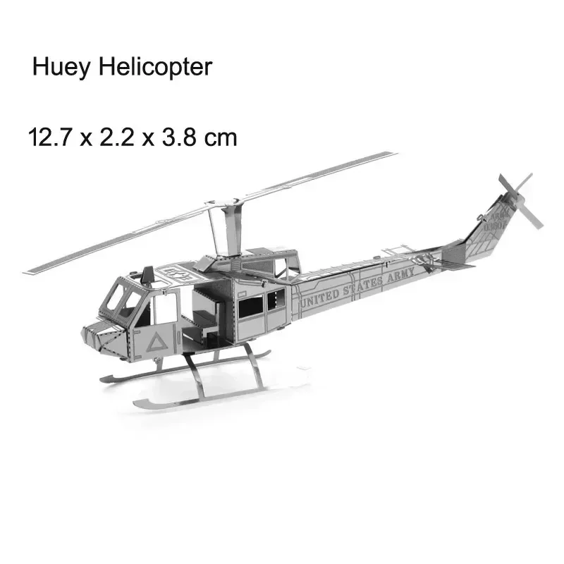 3D Metall Puzzles Militär J-20 J-10B SU-34 KA-50 Kämpfer UFO RAH-66 Hubschrauber DIY Handgemachte Montieren Modell Puzzles