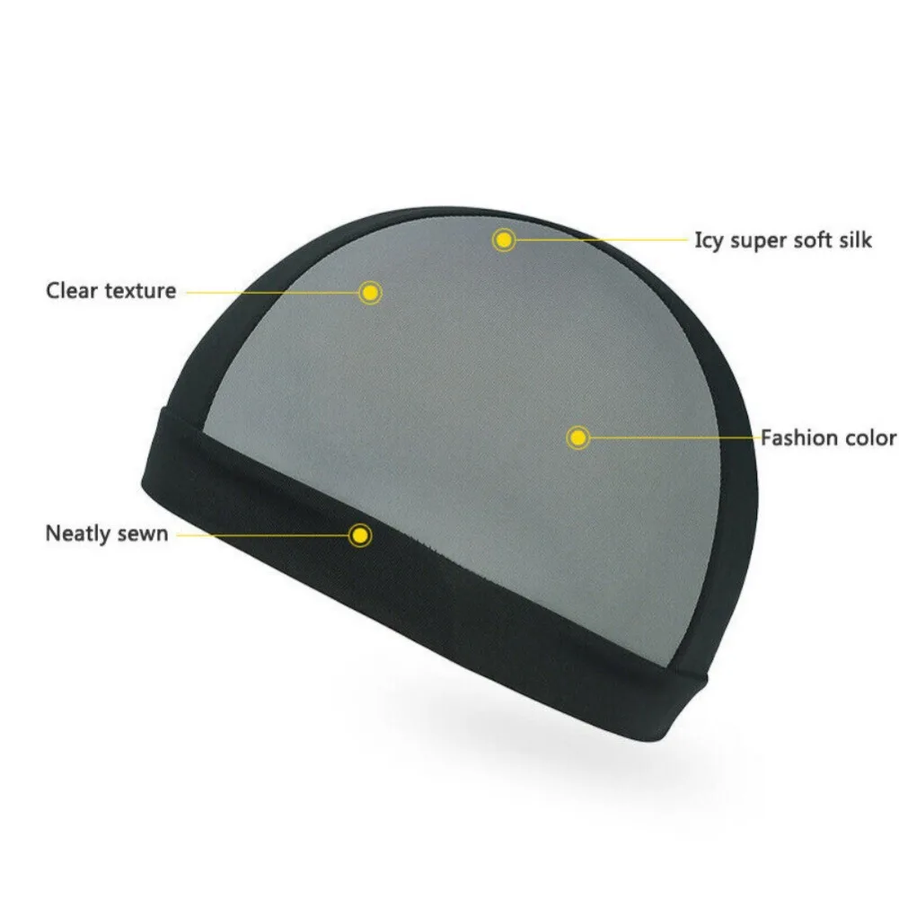 Topi Tengkorak Pendingin Penyerap Kelembapan Pria Topi Beanie Bawah Helm Sepeda Motor Sejuk Topi Kubah Penyerap Keringat