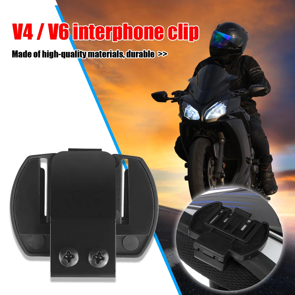 

Interphone Headset Accessories Intercom BT Interphone Clip Motorcycle BT Helmet Intercom Bracket Holder for V6 V4 Intercom