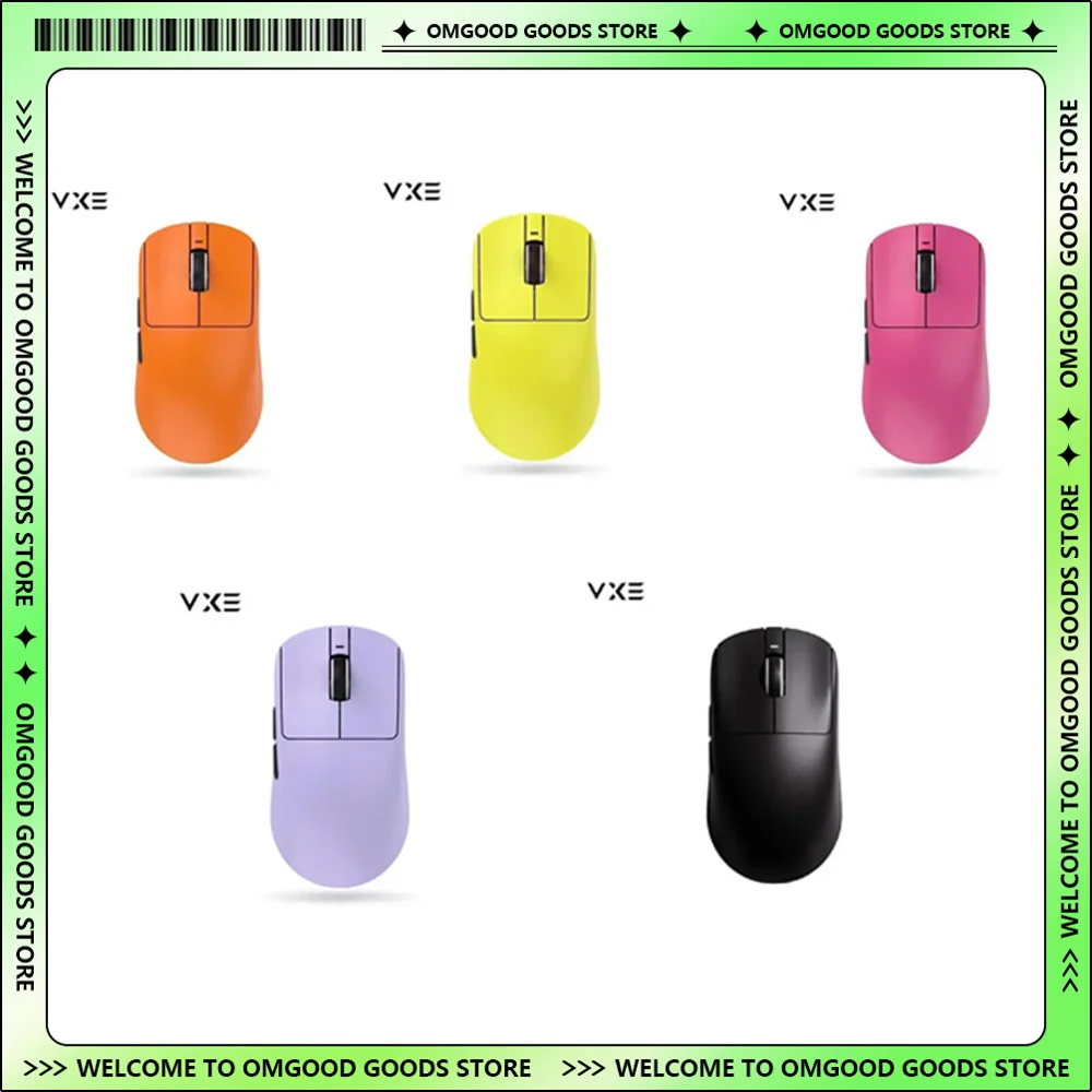 Vgn Vxe Dragonfly R1 Se Pro PC Max Ultra-light Mouse Bluetooth Wireless Paw3395 Gaming Accessories Custom Gift Mouse Christmas