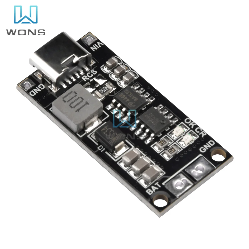 Multi-Cell 2S 3S 4S Type-C To 8.4V 12.6V 16.8V Step-Up Boost LiPo Polymer Li-Ion Charger 7.4V 11.1V 14.8V 18650 Lithium Battery image 5