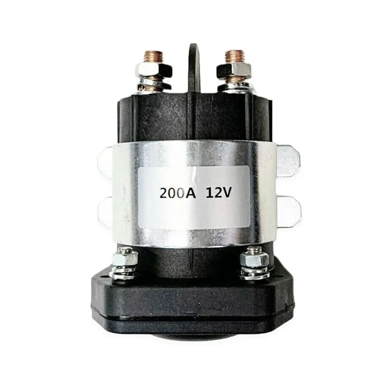 12V Solenoid 4 Terminal 200 Amp for Trombetta 114-1211-010, 114-1211-020 for Various Starter