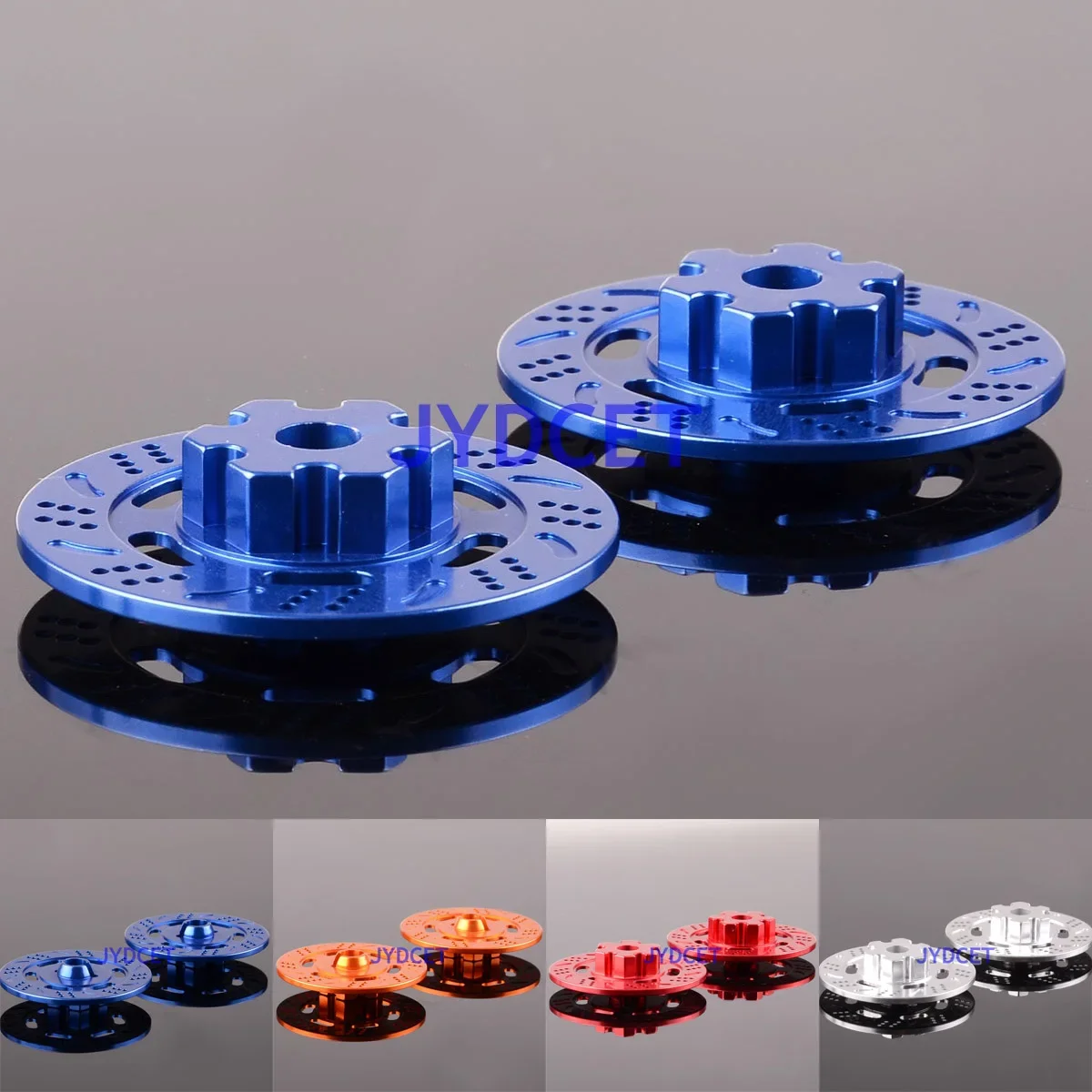 #8569 Aluminum Wheel Hubs Hex Disc Brake Rotors For RC Traxxas 1/7 Unlimited Desert Racer UDR 85076-4 85086-4 Upgrade