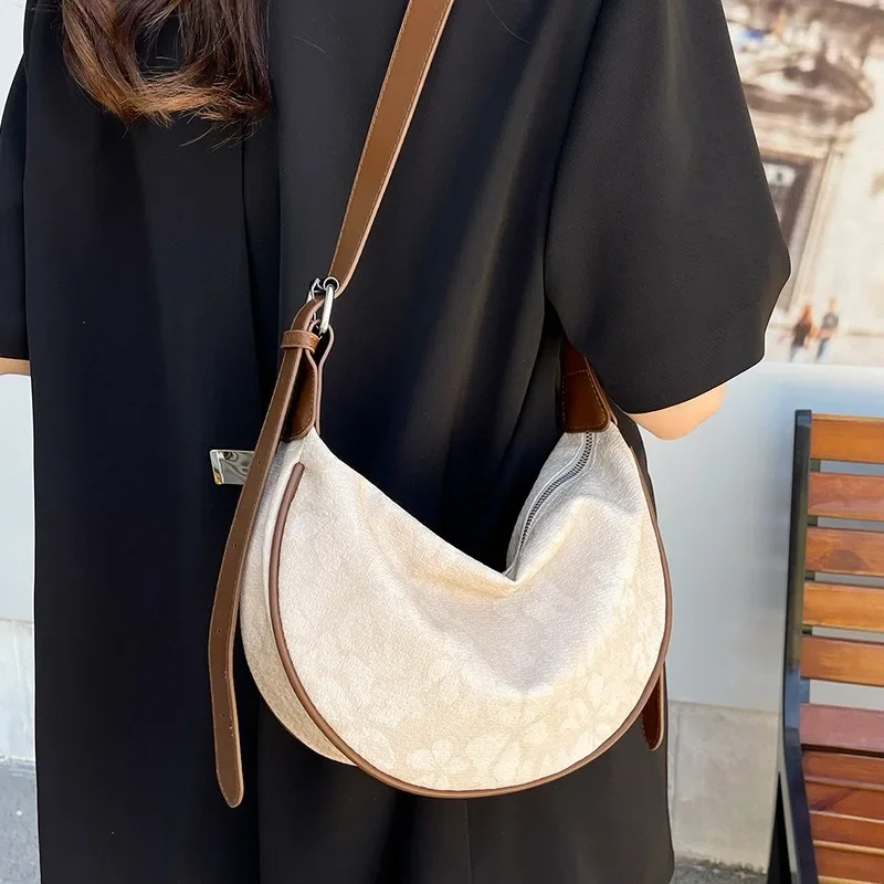 

2025 Latest Luxury Crescent Tote - Women's Simple Yet Elegant Shoulder Bag for Everyday Fashion & Weekend Use
