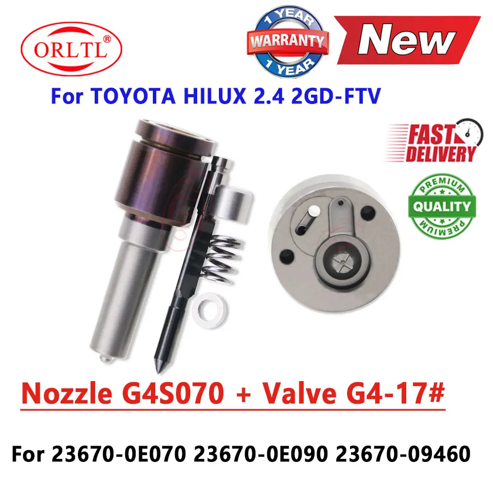 

23670-0E090 23670-0E070 23670-09460 G4 PIEZO INJECTOR REPAIR KITS NOZZLE G4S070 VALVE Plate 17# FOR TOYOTA 2GD 236700E070 0E090